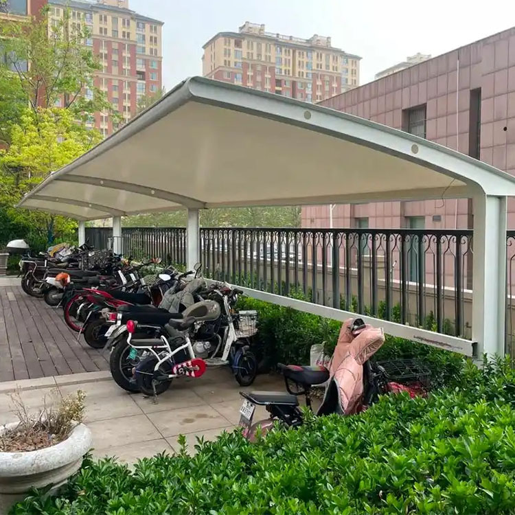 格尔木市膜结构电动车棚